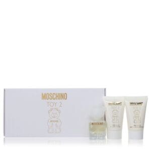 Moschino Gift Set -- .17 oz Mini EDP Spray + .8 oz Body Lotion + .8 oz Shower Gel