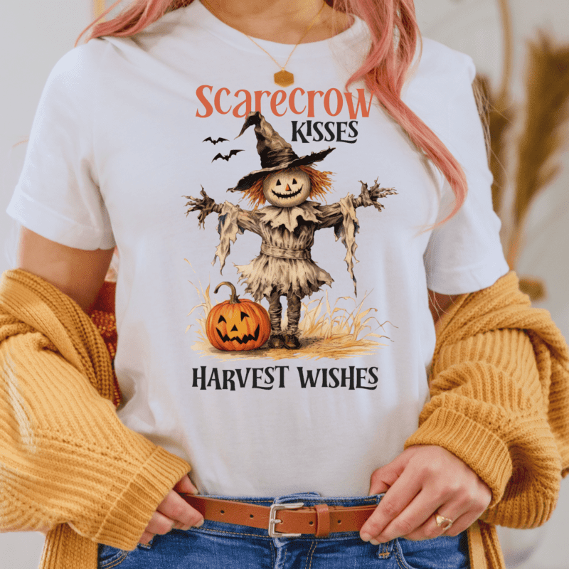 SCARECROW KISSES HARVEST WISHES